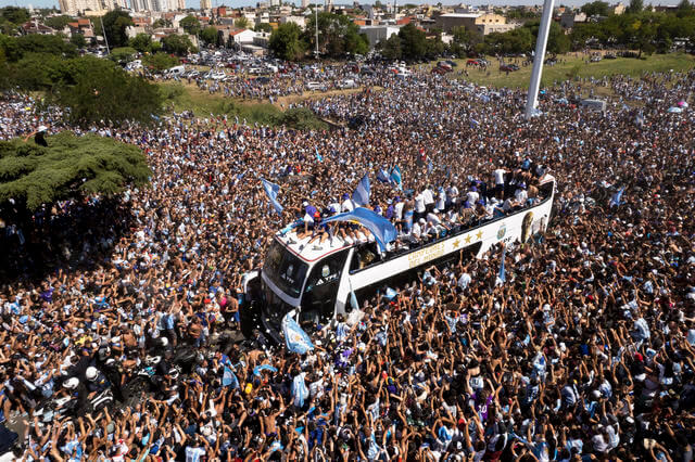 Crowd in argentina